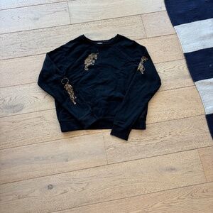 Anthropologie Back When Tiger Sweatshirt Size S